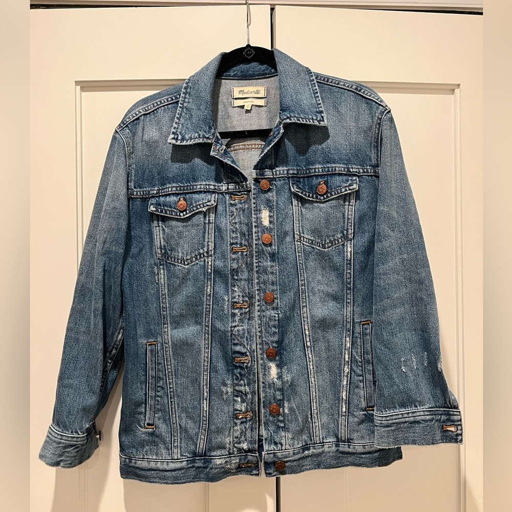 Madewell oversized denim jacket